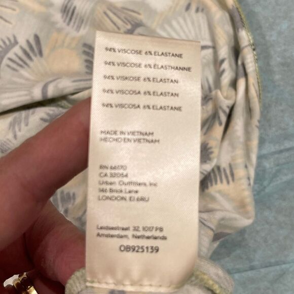 Free People Daria Halter Printed Backless Midi Dress.Size M - Picture 4 of 16